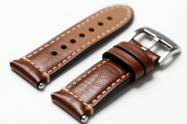 Leather for watch straps