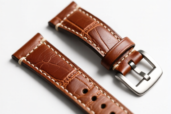 Leather for watch straps