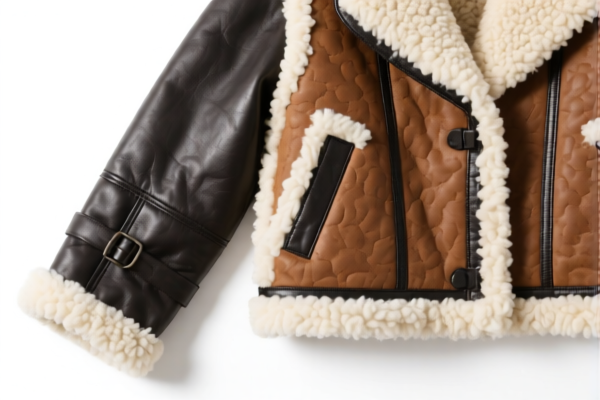 Sheep or Lambskin Leather (Wool Off) for Garment Sleeves_Collars
