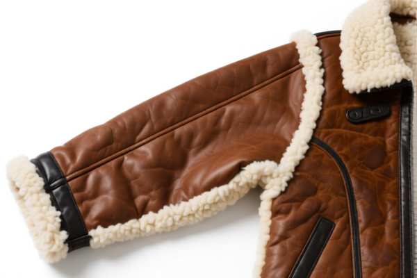Sheep or Lambskin Leather (Wool Off) for Garment Sleeves_Collars