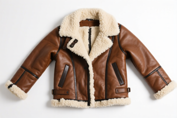 Sheep or Lambskin Leather (Wool Off) for Garment Sleeves_Collars