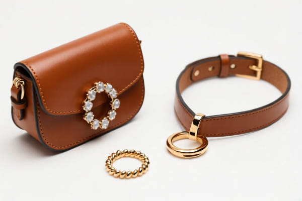 Tanned leather of other animals (hair side removed), fancy leather accessories