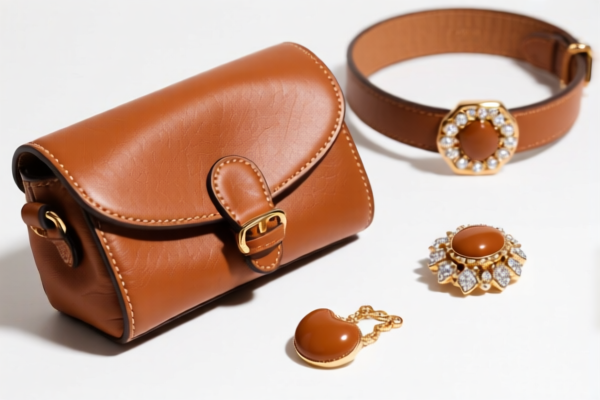 Tanned leather of other animals (hair side removed), fancy leather accessories
