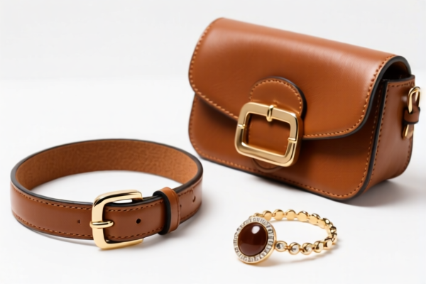 Tanned leather of other animals (hair side removed), fancy leather accessories