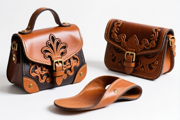 Tanned leather of other animals (hair side removed), fancy leather handicrafts