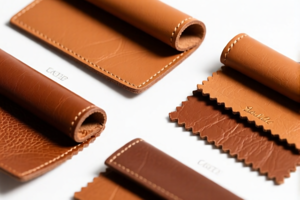 Tanned leather of other animals (hair side removed), fancy leather samples
