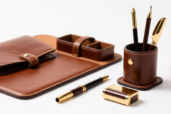 Tanned leather of other animals (hair side removed), fancy leather stationery