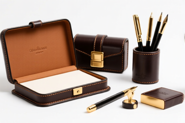 Tanned leather of other animals (hair side removed), fancy leather stationery