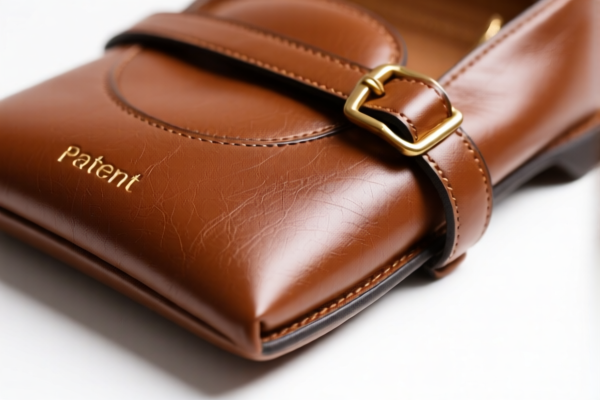 Kip Patent Laminated Leather