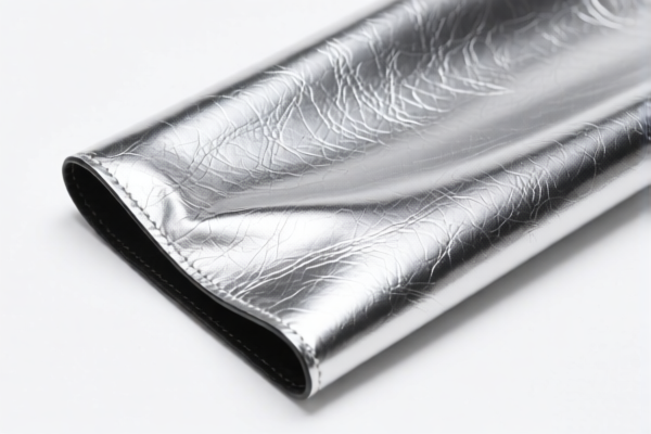 Embossed Metallized Leather