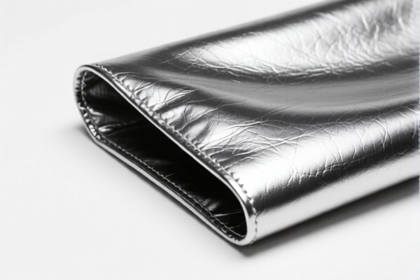 Embossed Metallized Leather