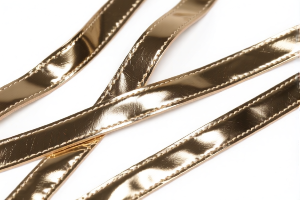 Metallized Leather Decorative Strips