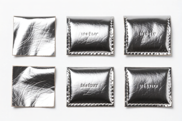 Metallized Leather Test Pieces