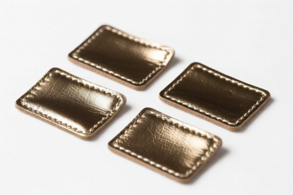 Metallized Leather Test Pieces