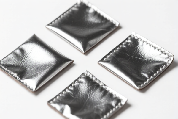 Metallized Leather Test Pieces