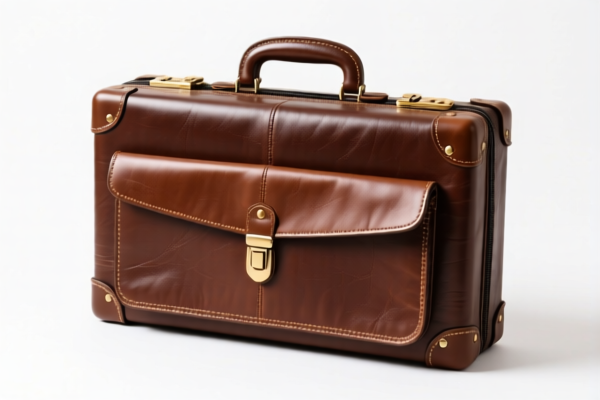 Image for Leather Occupational Luggage Case
