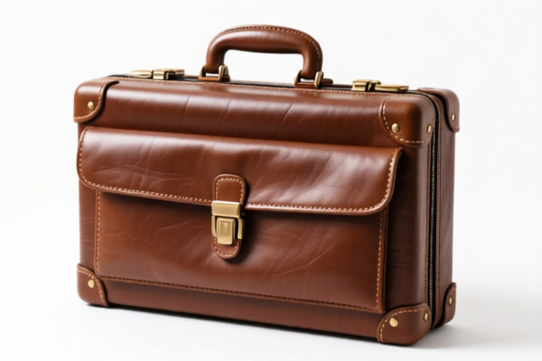 Image for Leather Occupational Luggage Case