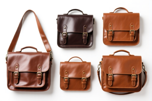 Composition Leather School Satchels