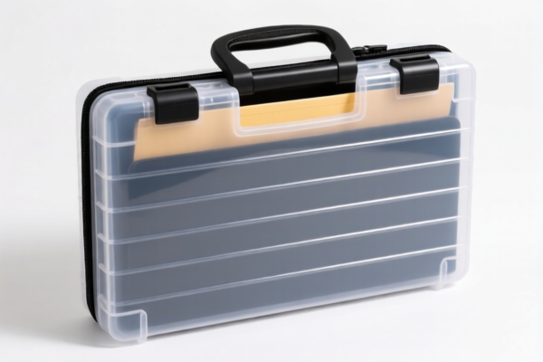 Rigid Plastic Shell Document Case