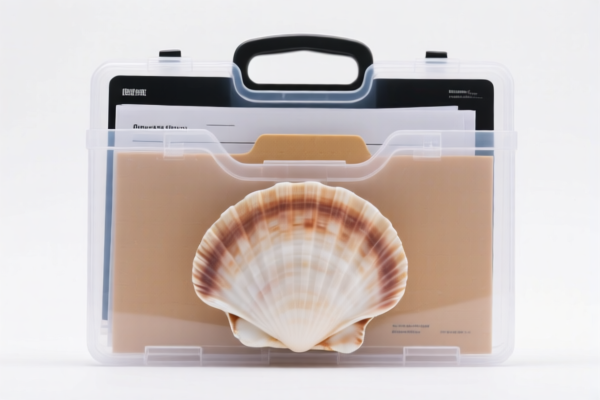 Plastic Shell Business Document Case