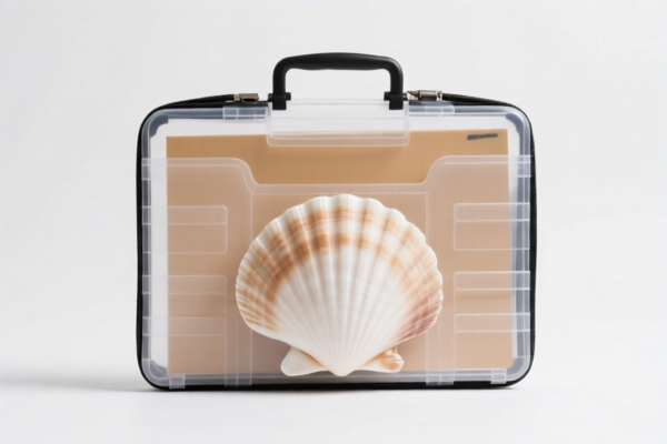 Plastic Shell Business Document Case