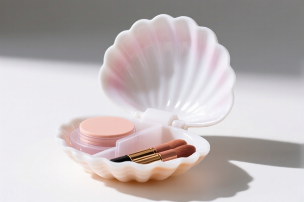Plastic Shell Cosmetic Storage Case
