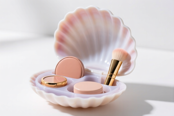 Plastic Shell Cosmetic Storage Case