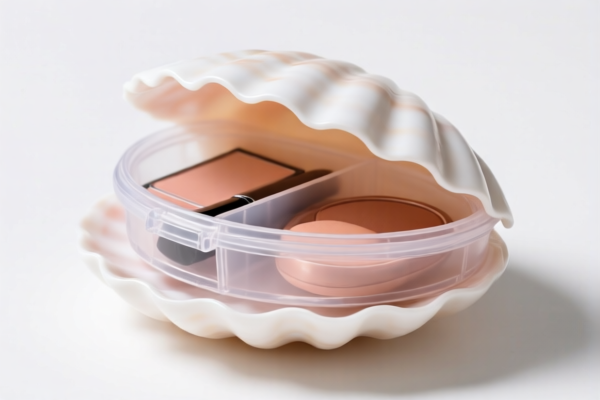 Plastic Shell Cosmetic Storage Case