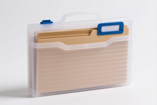 Plastic Shell Document Case