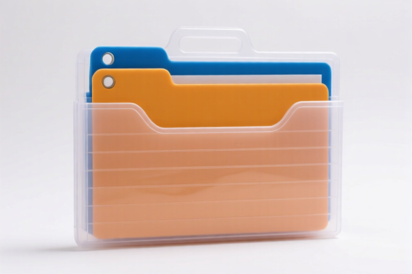 Plastic Shell Document Case