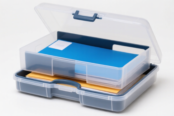 Plastic Shell Document Storage Case