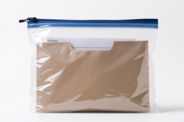 Plastic Shell Document Bag