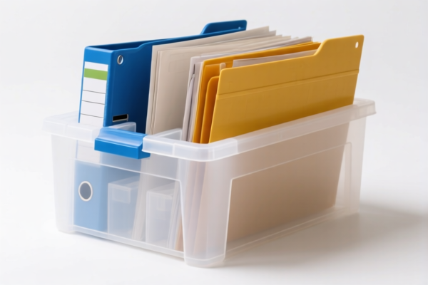 Image for plastic file folder