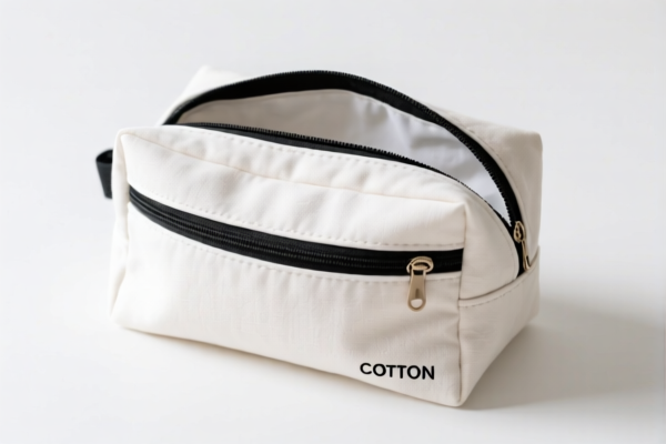 Cotton Cosmetic Organizer Bag