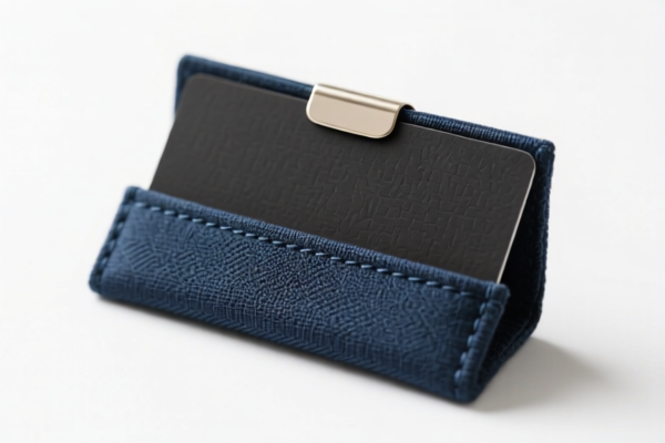 Textile Fabric Business Card Holder