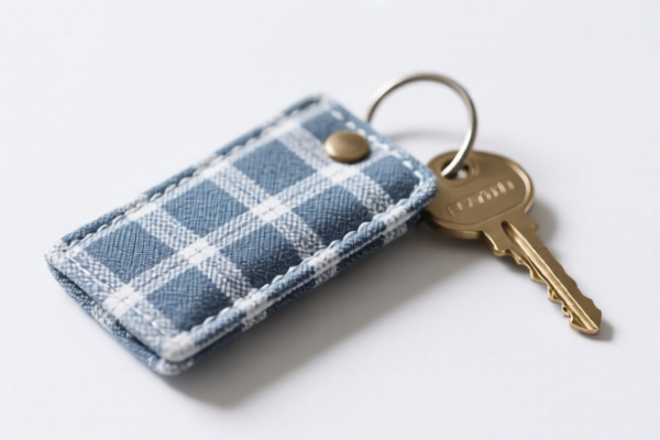 Textile Fabric Key Case