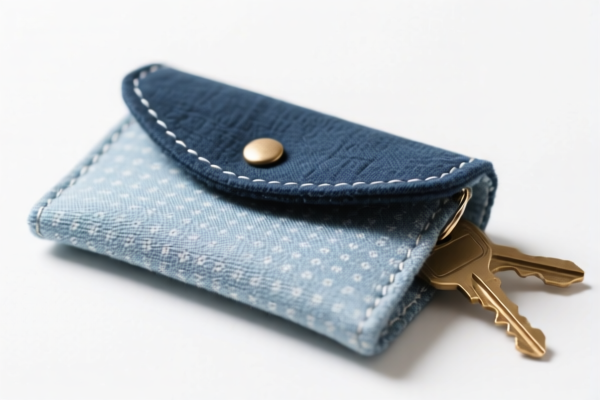 Textile Fabric Key Case