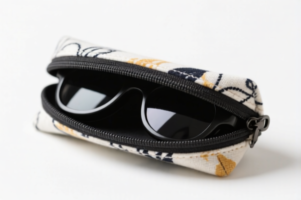 Textile Fabric Lens Case