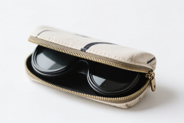 Textile Fabric Lens Case