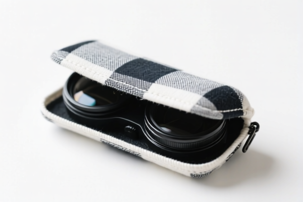 Textile Fabric Lens Case