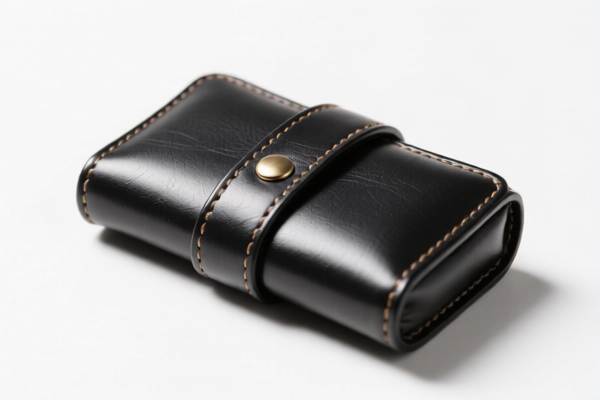 Leather Powder Case