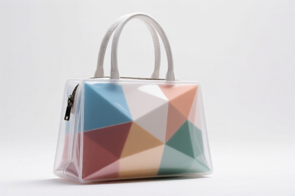 Geometric Plastic Handbag