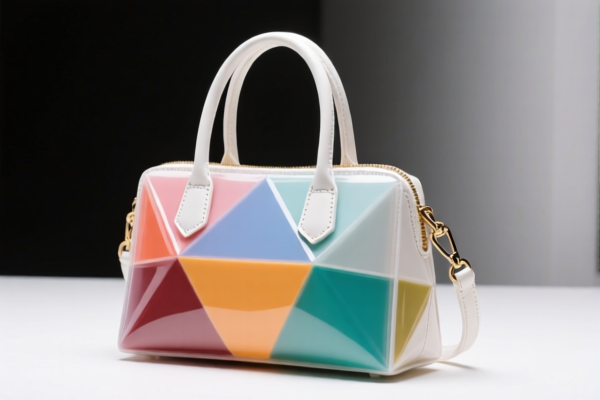 Geometric Plastic Handbag