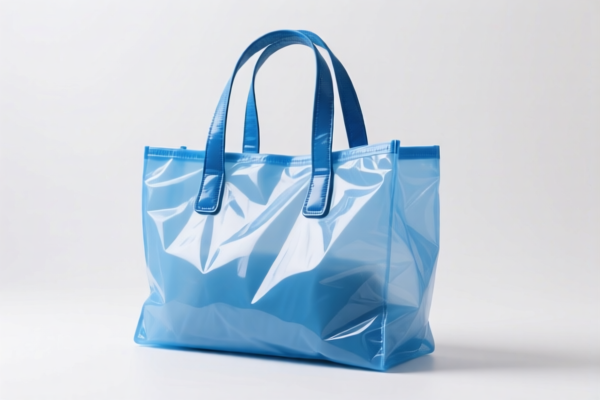 Plastic Handbag with Lining