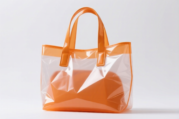 Plastic Handbag with Lining
