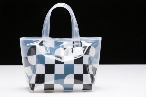 Plastic Handbag with Pattern