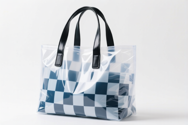 Plastic Handbag with Pattern