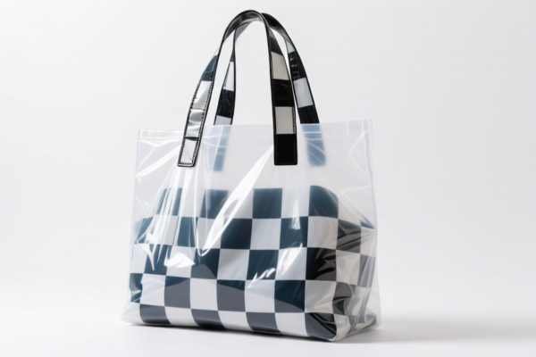 Plastic Handbag with Pattern