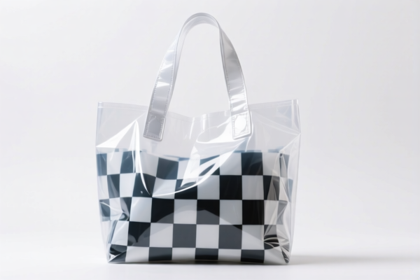 Plastic Handbag with Pattern