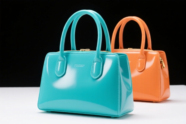 Solid Color Plastic Handbag